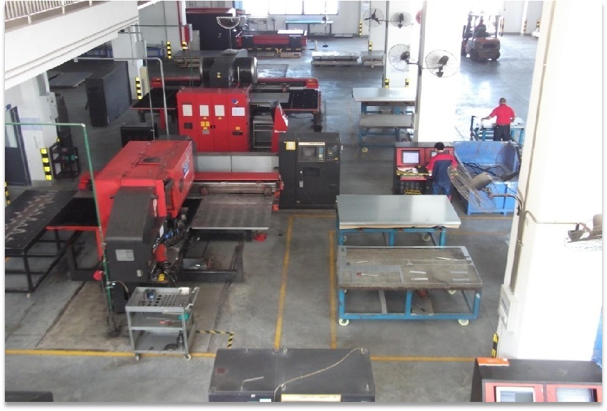 Powder-coated bridgehead housing CNC fabrication Powder-coated bridgehead housing CNC fabrication